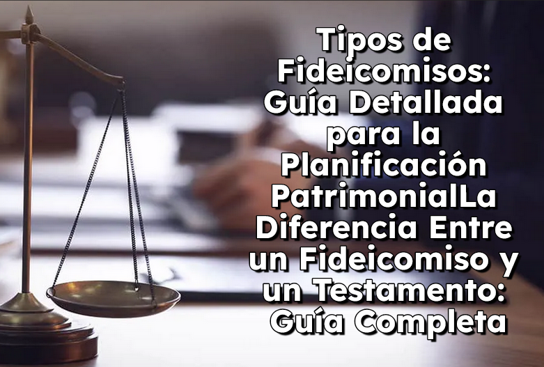 Tipos de Fideicomisos: Guía Detallada para la Planificación Patrimonial