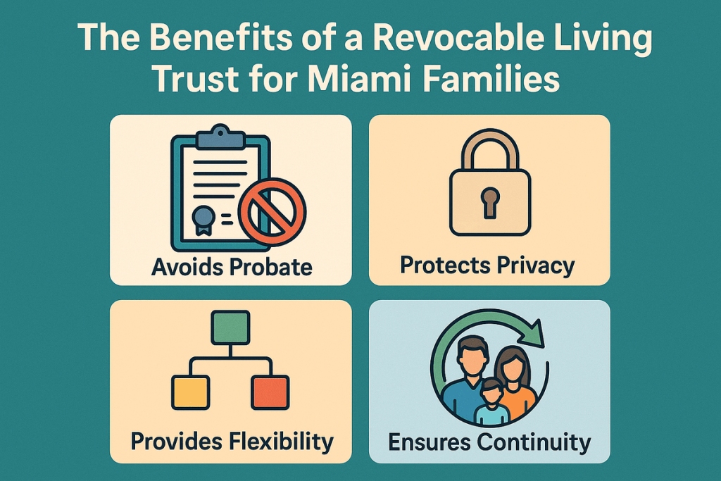 Benefits of a Revocable Living Trust for Miami Families