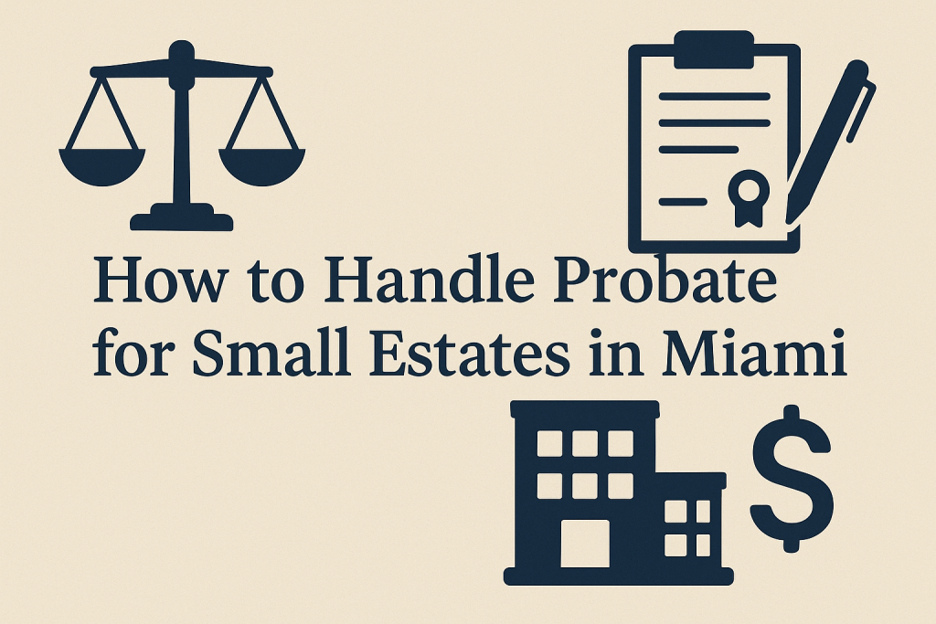 How to Handle Probate for Small Estates in Miami
