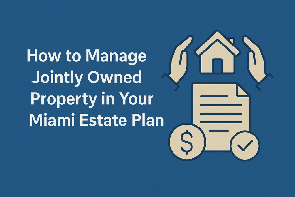 How to Manage Jointly Owned Property in Your Miami Estate Plan