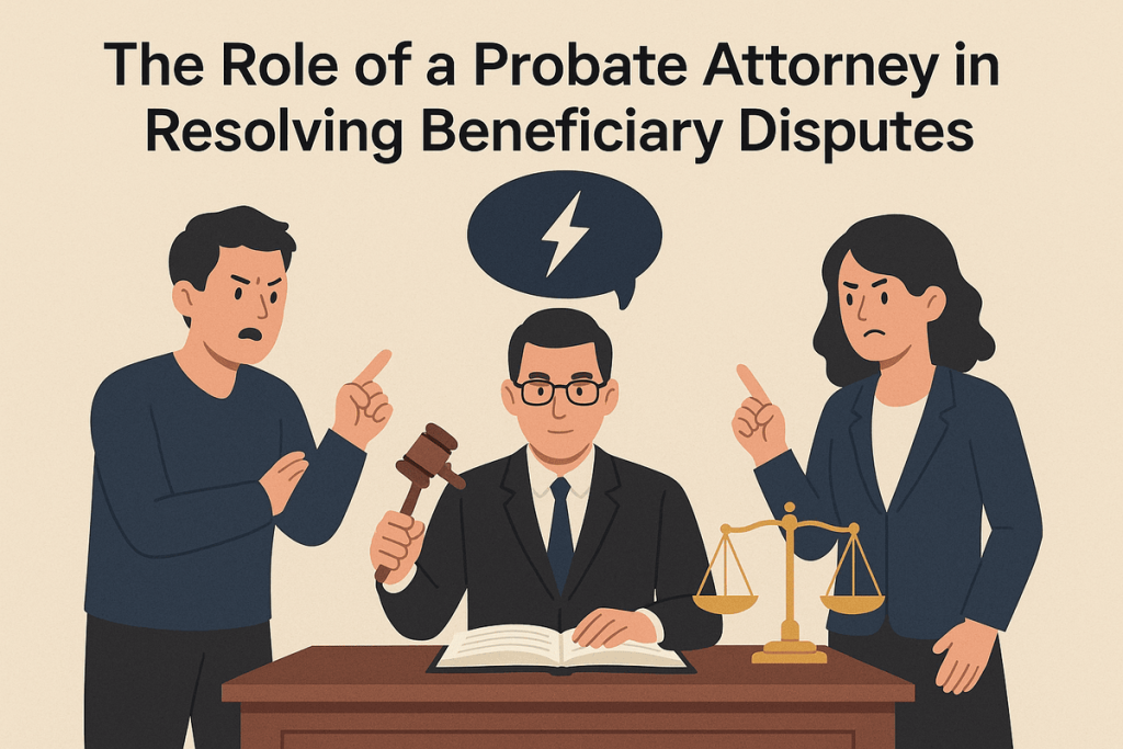 Role of a Probate Attorney in Beneficiary Disputes