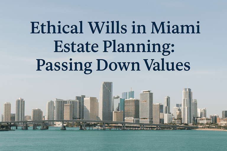 Ethical Wills in Miami Estate Planning