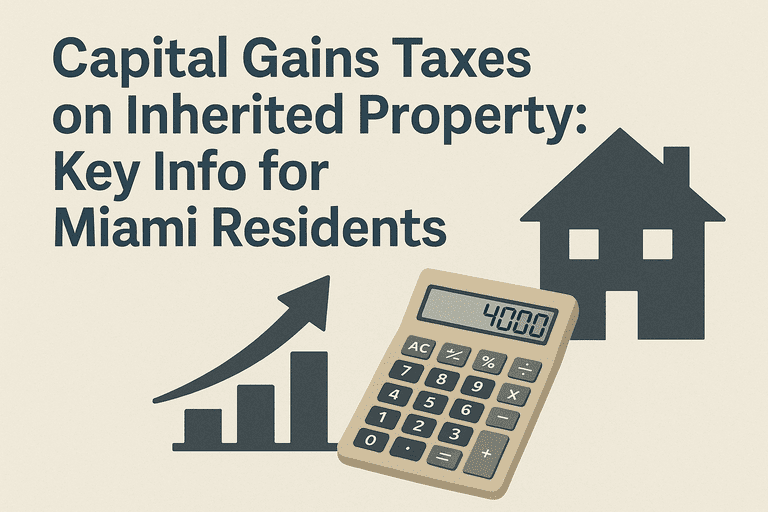 Capital Gains Taxes on Inherited Property Key Info for Miami Residents optimized