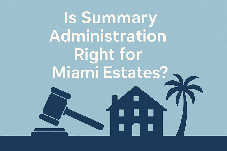 Is Summary Administration Right for Miami Estates optimized