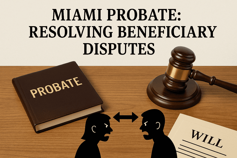 Miami Probate Resolving Beneficiary Disputes optimized