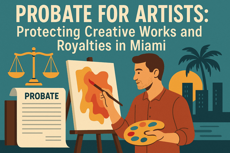 Probate for Artists Protecting Creative Works and Royalties in Miami optimized