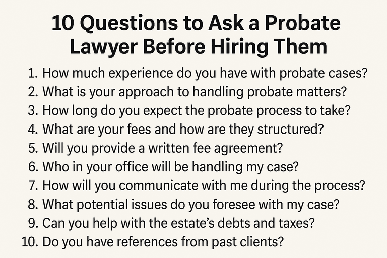 10 Questions to Ask a Probate Lawyer Before Hiring Them optimized