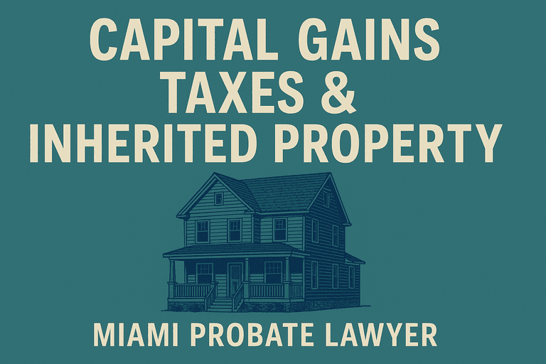 Capital Gains Taxes Inherited Property in Miami optimized
