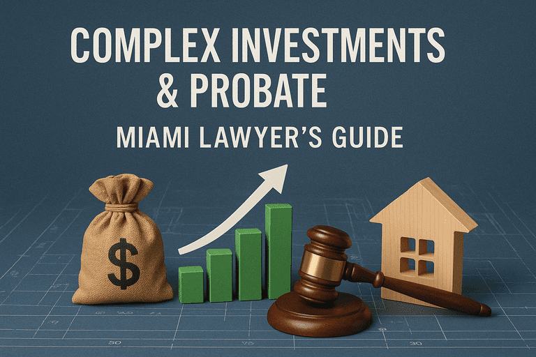 Complex Investments Probate Miami Lawyers Guide optimized