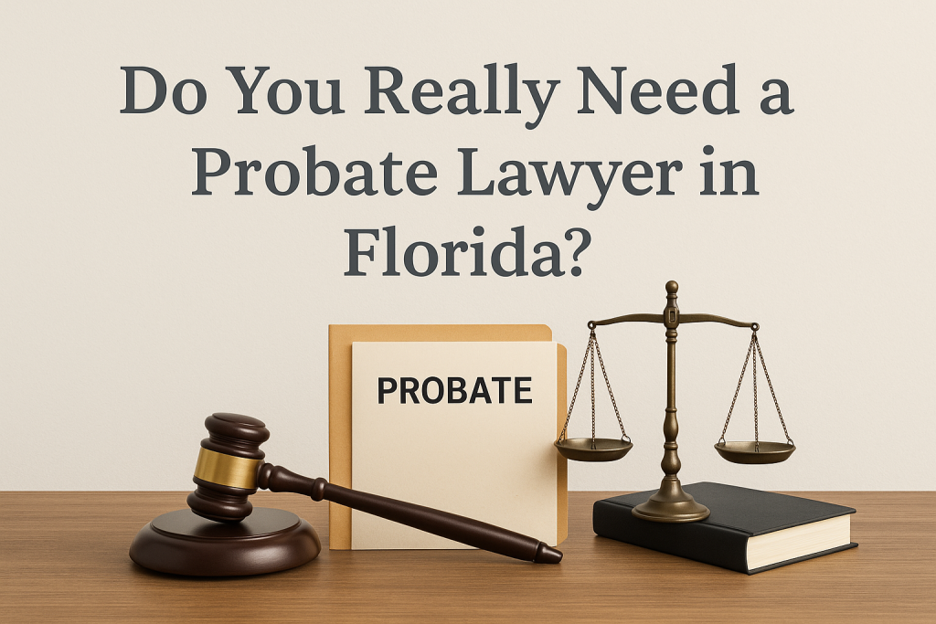 Do You Really Need a Probate Lawyer in Florida