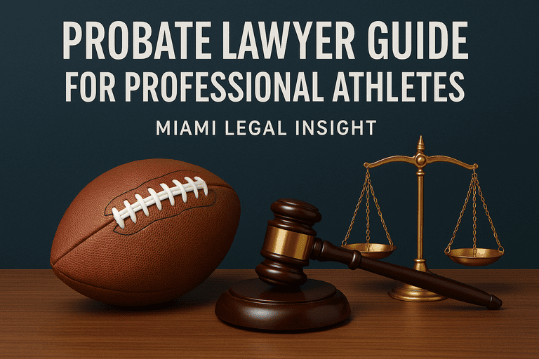 Probate Lawyer Guide for Professional Athletes optimized