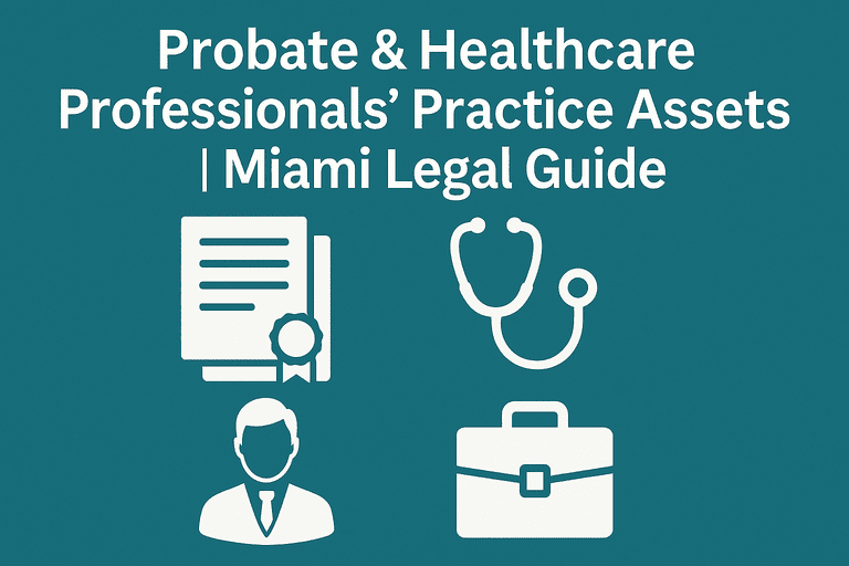 Probate Healthcare Professionals Practice Assets optimized