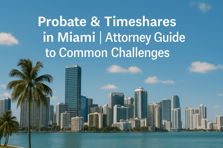 Probate Timeshares in Miami optimized
