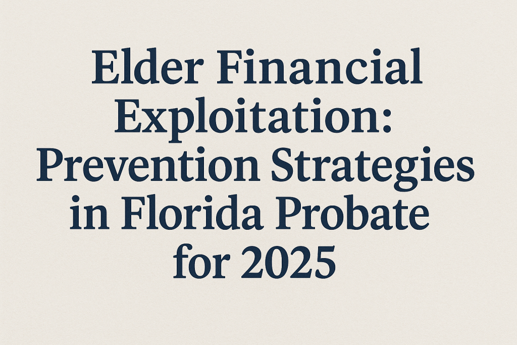 Elder Financial Exploitation
