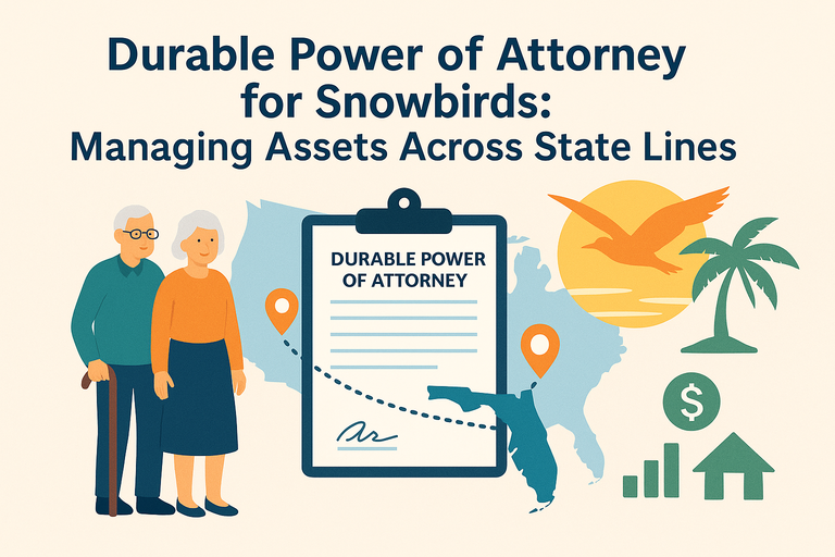 Durable Power of Attorney for Snowbirds 50