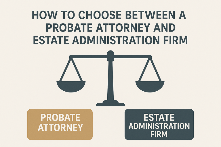 How to Choose Between a Probate Attorney and Estate Administration Firm 50