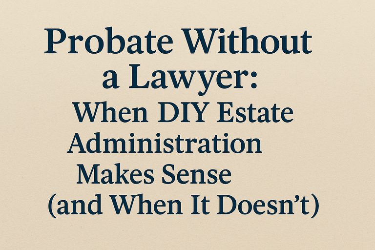 Probate Without a Lawyer 50