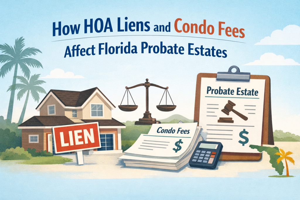 How HOA Liens and Condo Fees Affect Florida Probate Estates