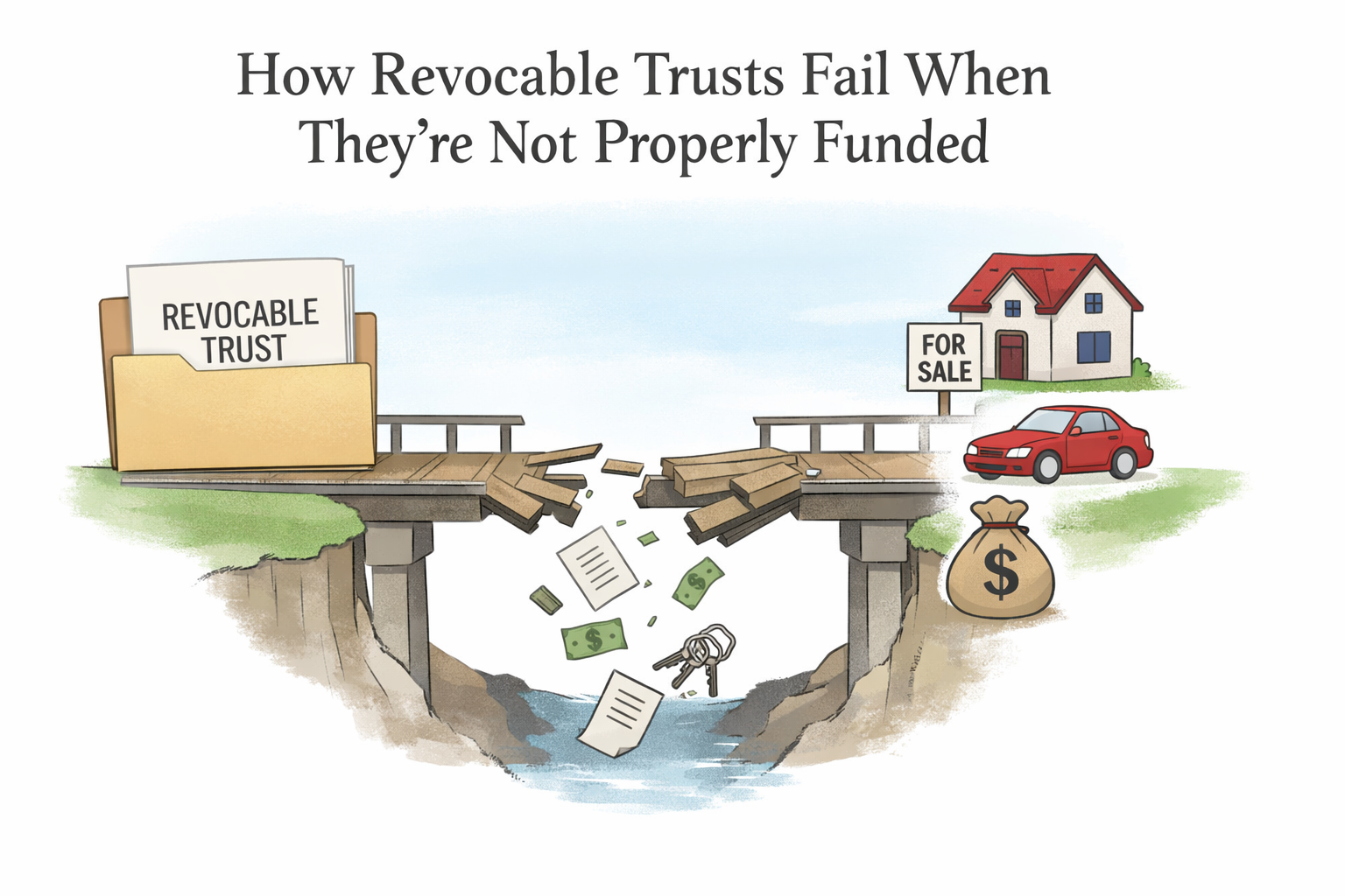 How Revocable Trusts Fail When They’re Not Properly Funded