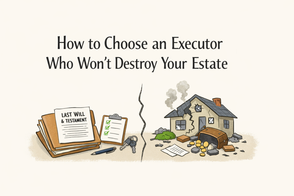 How to Choose an Executor Who Won’t Destroy Your Estate