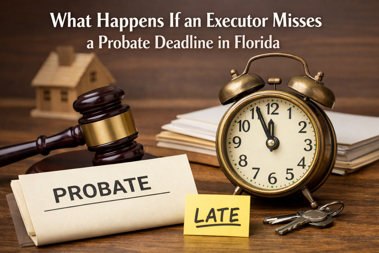 What Happens If an Executor Misses a Probate Deadline in Florida