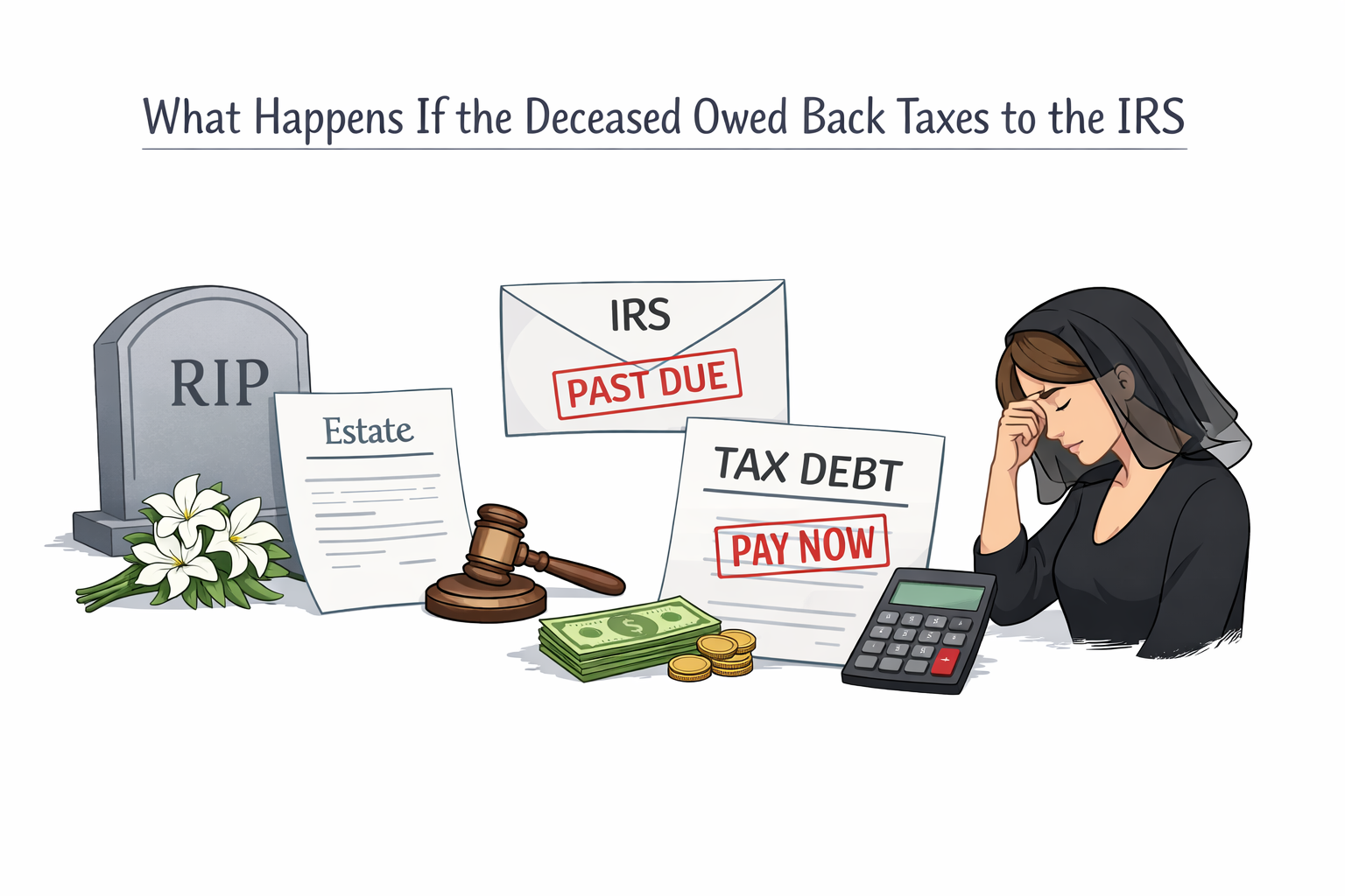 What Happens If the Deceased Owed Back Taxes to the IRS?