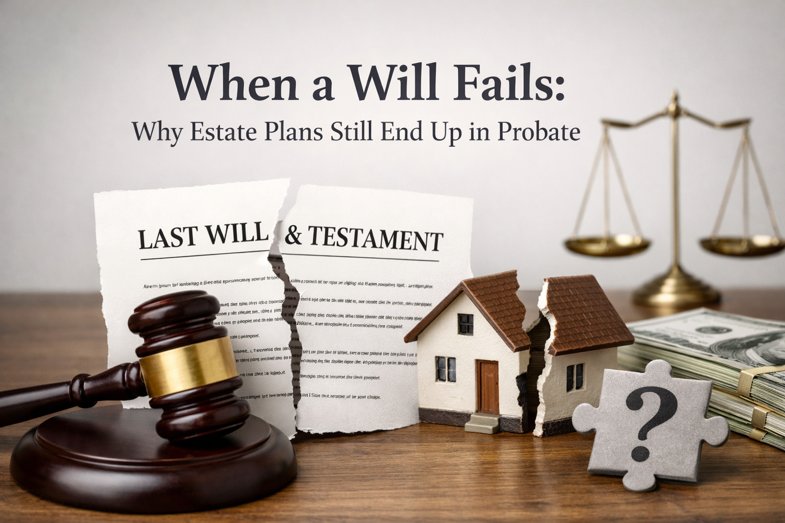 When a Will Fails Why Estate Plans Still End Up in Probate