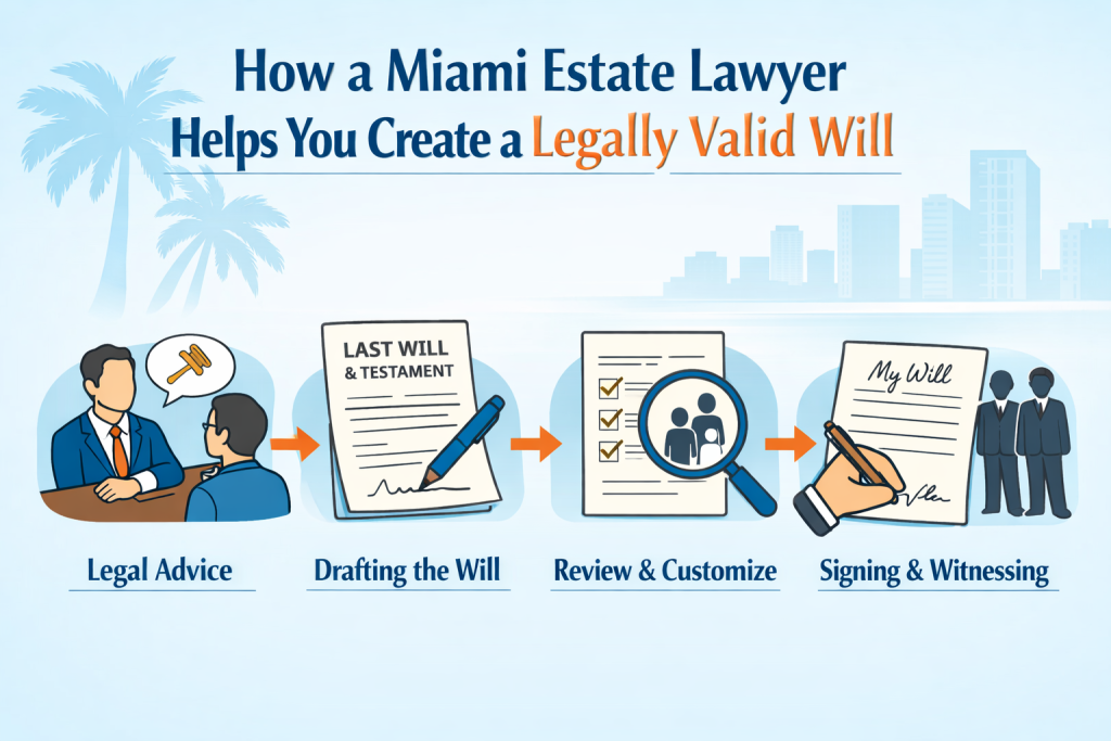 How a Miami Estate Lawyer Helps You Create a Legally Valid Will