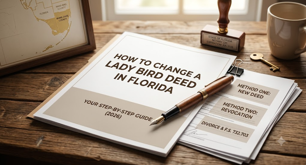 Learning Center 1 How to Change a Lady Bird Deed in Florida