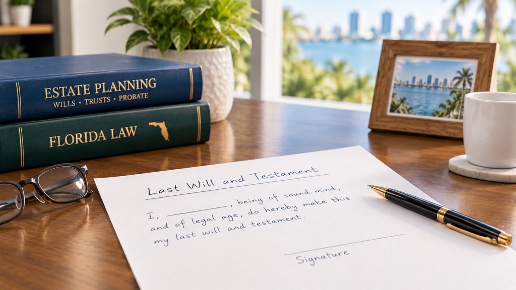 handwritten will